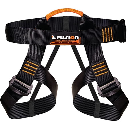 Rock Climbing Harness - - (5,000 LBS Rated) Professional Half Body Harness For Mountaineering, Tree Climbing, Ziplining, Rock Climbing, Rappelling - Heavy Duty Half Body Harness