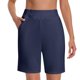 thumbnail image 4 of WILLBEST Pantalones Capri Casuales para Mujer, de Verano, Elásticos, Hasta La Rodilla, para Entrenamiento, Yoga, Informales, con Cintura Elástica, con Bolsillos, 101 Extra Grande, 4 of 5