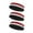 Solid Black / White / Red, variant on COUVER Unisex Long Terry Cotton Athletic Head Sweatband Sports Style 3 Pack, Solid Dark Purple