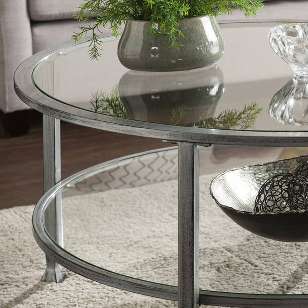 大人気新作 東京引取り)Low table with glass 棚/ラック - reseau