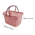 thumbnail image 2 of ELAYARD Plastic Hand Basket Grocery Basket Pink Storage 1Pcs for Store Use, 2 of 8