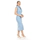 thumbnail image 2 of Vestido denim sin manga Roman Fashion /Juvenil, 14356 (Mezclilla tono claro) azul CH, 2 of 5
