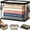 1PC-A, variant on Large Heavy-Duty Thick Plastic Clear Storage Box with Handles, Foldable Clear Storage Zipper Containers with Lids, Massive Capacity Plastic Moving Bags for College Home (1PC-A, L-15*9.4*12.6in)