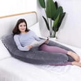 thumbnail image 5 of Soft Pregnant Pillow For Pregnant Women Cushion For Pregnant Maternity Support 130x70cm, 5 of 5
