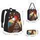 thumbnail image 2 of Balery Rooster And Chicken Mochila escolar 3 en 1 para niños: mochila resistente con lonchera térmica y estuche para lápices. Mochila escolar para niños y niñas., 2 of 7