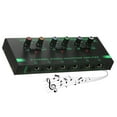 thumbnail image 3 of Headphone Headphone Amplifier 6 Channel Metal Stereo Amplifier for Recording Room, 3 of 7