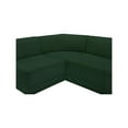 thumbnail image 4 of Meridian Furniture Ollie Green Boucle Fabric Modular Sectional, 4 of 15