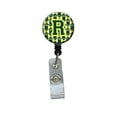 thumbnail image 1 of Carolines Treasures CJ1075-RBR Letter R Football Green & Yellow Retractable Badge Reel, 1 of 2
