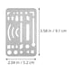 thumbnail image 2 of unbranded 3Ud Escudo Para Borrar De Metal Plateado Ideal Para Dibujo Y Técnicas De Sombreado, 2 of 8