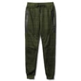 thumbnail image 1 of Ma Croix Mens Modern Jogger Pants with Zipper Pockets Solid Slim Fit Activewear, 1 of 6