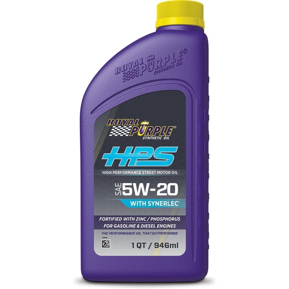 Royal Purple 31520   Hps High Performance Sae 5W 20 Synthetic Motor Oil, 1 Quart