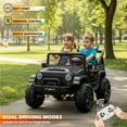 thumbnail image 2 of VOLTZ TOYS 2026 Nouveau Jeep Outreach Camion pour Enfants 24 V à 2 Places - Batterie Électrique, Moteurs Doubles, Télécommande 2,4 g et Lumières DEL Halo - Noir, 2 of 6