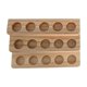 thumbnail image 4 of Estante de madera para almacenar aceites esenciales, expositor de aceites de mesa, soporte para fragancias de mesa. 3 capas de color oscuro, 4 of 9