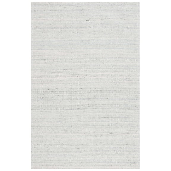 SAFAVIEH Martha Stewart Wilton Geometric Area Rug, Light Blue/Ivory, 8' x 10'