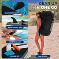 thumbnail image 2 of Tabla de Paddle Inflable Ultra Ligera con Accesorios Premium SereneLife, Diseño Ancho y Estable con Almohadilla EVA Antideslizante, Ideal para Jóvenes y Adultos, Capacidad de 160 kg, 2 of 7