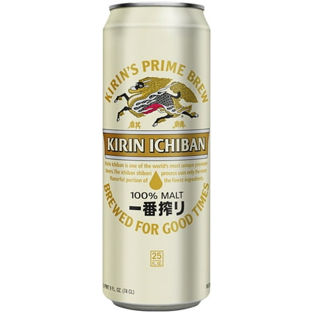 Kirin Ichiban Beer, 25 fl. oz. Can