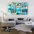 thumbnail image 2 of ARTCANVAS Graffiti Room Glitched Girl Canvas Art Print - Size: 60" x 40" (1.50" Deep) (3-Piece), 2 of 9