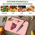 thumbnail image 6 of VQPeo Double-Sided Plastic Cutting Board, Reversible Kitchen Chopping Mat, Multifunctional Fruit Prep Board for Home Cooking & Meal Prep Use, 6 of 6