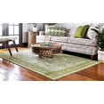 thumbnail image 3 of Unique Loom La Jolla Collection Farmhouse, Contemporary, Botanical, Traditional, Vintage Area Rug, 5 x 8 ft, Light Green/Green, 3 of 5