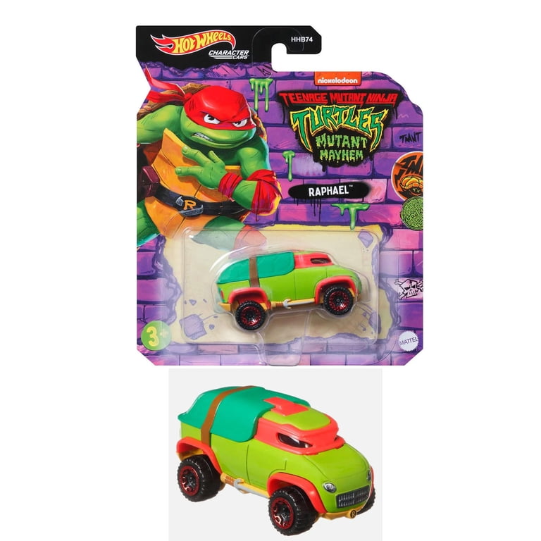 Hot Wheels TMNT Mutant Mayhem Character Cars, Teenage Mutant Ninja Hot Wheels TMNT Mutant Mayhem Character Cars, Teenage Mutant Ninja