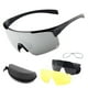 thumbnail image 1 of Gafas de bicicleta de carretera con 3 lentes intercambiables UV400 Gafas de sol deportivas MTB Abanopi Negro y negro/Lente de plata, 1 of 7
