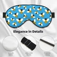 thumbnail image 4 of Naloa Flying Bees Print Sleep Mask for Sleeper, Light Blocking Sleeping Eye Mask for Women Men, Eye Shade with Adjustable Strap for Travel, Nap,Meditation, 4 of 7