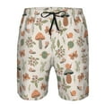 thumbnail image 3 of Pofeuu Forest Mushrooms Insects Prin Men's Swim Trunks Quick Dry Bathing Suit Swimming Board Shorts Mesh Lining Beach Swimwear-3X-Large, 3 of 6