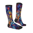 thumbnail image 4 of Lsque Colorful Fall Leaves Printed Crew Socks Men's Women's LightWeight Thin Casual Calf Socks ,Knee High Socks,Cotton Socks, 4 of 9