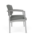 thumbnail image 2 of Pemberly Row Reception Waiting Bariatric Chair - Silver Steel / Light Gray, 2 of 5