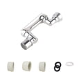 thumbnail image 1 of Universal 1080 Degree Rotatable Faucet Aerator Extender Plastic Splash Filter Faucets Bubbler Nozzle Robotic Arm 2 Modes Faucet ,Water Saving, 1 of 7