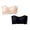 Black 1PCS & Beige 1PCS, variant on Girls Training Strapless Bandeau Bras Cami Tube Top Seamless Padding Bralettes Grey One Size