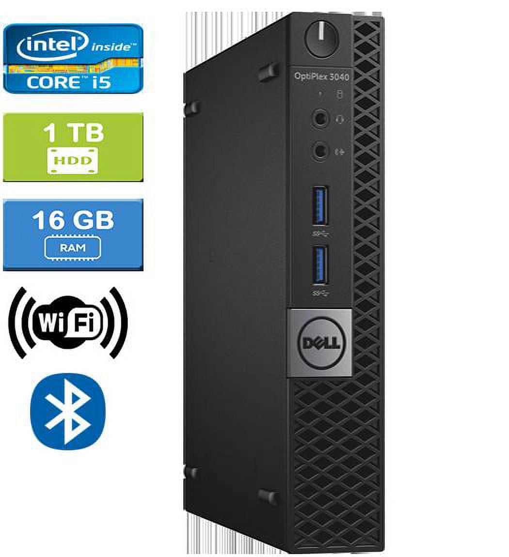 Dell OptiPlex 7040 Micro PC, Core i7-6700T 2.80GHz, 8GB RAM, 256GB