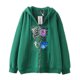 thumbnail image 1 of Dark hip hop gótico Harajuku Y2k esternón mariposa cremallera Sudadera con capucha hombres y mujeres Harajuku chaqueta sudadera, 1 of 5