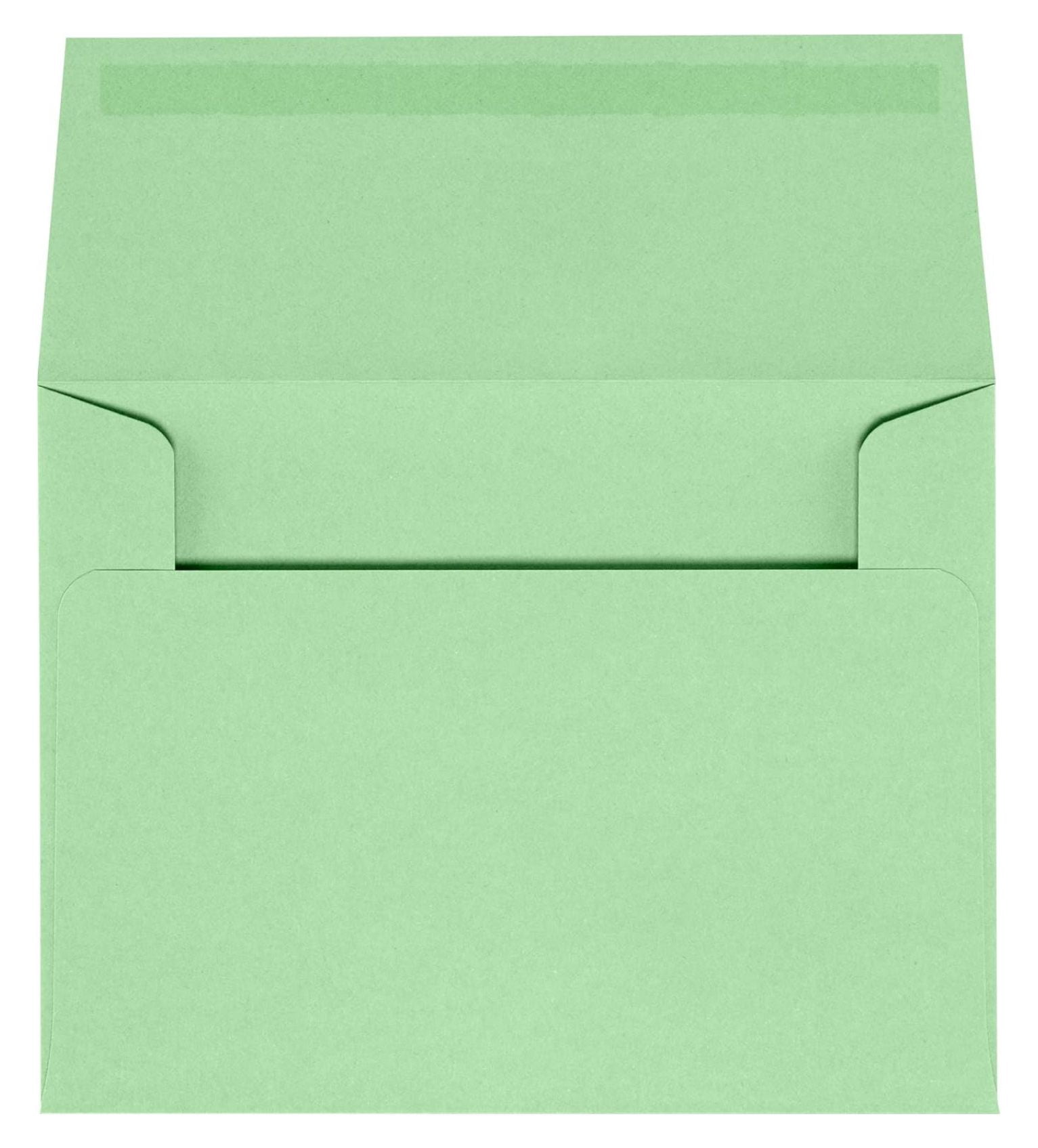 A2 Invitation Envelopes | 4 3/8" x 5 3/4" | Pastel Green | 60lb. Text | 500 Qty