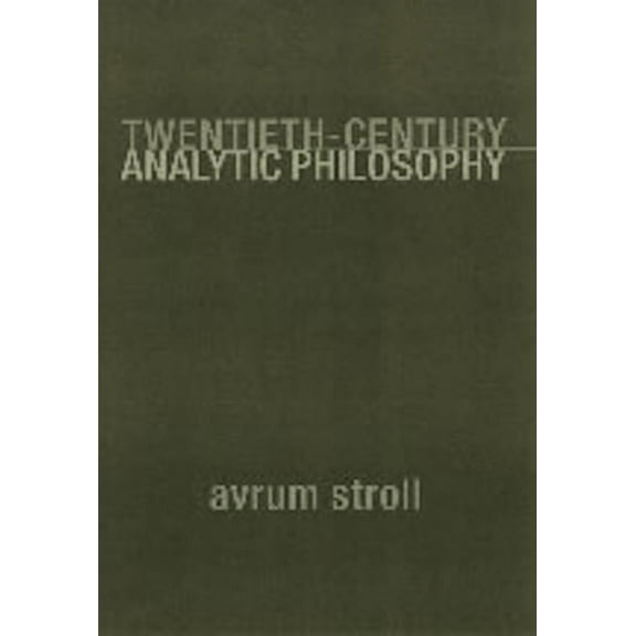 Twentieth-Century Analytic Philosophy, (Hardcover)