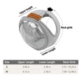 thumbnail image 3 of Mesh Pet Protector, Adjustable Soft Recovery Collar Breathable Head Cover Cats Grooming Anti-Licking Anti-Scratch Protective Shield Lightweight Transparent Hood_Gray, 3 of 8