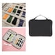 thumbnail image 3 of Bolsa de almacenamiento para correa de reloj, estuche de viaje para correa de reloj, organizador de dispositivos electrónicos Negro Dual, 3 of 9