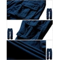 thumbnail image 4 of Matchstick Men's Cotton Straight Leg Relax Fit Cargo Pants with 8 Pockets, 4 of 8