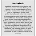 thumbnail image 5 of 3.5" Frosted Glass Inukshuk, 5 of 5