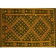 thumbnail image 1 of Ahgly Company Indoor Rectangle Southwestern Yellow Country Area Rugs, 2' x 4', 1 of 4