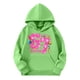 thumbnail image 3 of 67 Niños con capucha Niñas 6 7 Meme Sudadera cómoda manga larga Suéteres divertidos 6 7 Número impreso Novedad manga larga con capucha Suéter de moda cómodo once once hoodie (verde,4-5 años), 3 of 4
