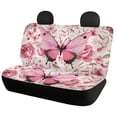 thumbnail image 2 of Pzuqiu Roses Car Seat Covers 3 Pieces, Front and Rear Seat Cover Set Polyester Full Set Anti-Slip for Truck Trucks Cars, 2 of 10
