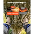 thumbnail image 5 of VEVOR Tree Climbing Spikes Set, Height-Adjustable Tree Climbing Gear with Straps & Harness, 350 lbs Load Capacity, Heavy Duty Steel Climb Spurs Arborist Equipment for Fruit Picking Hunting, 5 of 9
