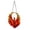 Red, variant on Qiweii Phoenix Painted Glass Window Decor,Single Panel Stained Glass Art Ornament