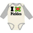 thumbnail image 3 of Inktastic I heart pickles Boys or Girls Long Sleeve Baby Bodysuit, 3 of 5