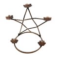 thumbnail image 1 of Expositor de metal con forma de estrella de cristal para canicas y tenis Oro rosa, 1 of 9