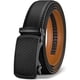 thumbnail image 1 of 1 cinturón de hebilla automática de piel de vaca, 237 negro, 130 cm., 1 of 5