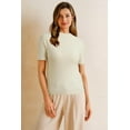 thumbnail image 5 of Arach&Cloz Women's Wool Blend Summer Fall Seamless Resistant Tops Opaque Shirts, 5 of 7