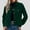 Green, variant on Women's Fashion Cropped Shacket Button Down Corduroy Shacket Jackets Casual Long Sleeve Crop Jackets Tops Yellow