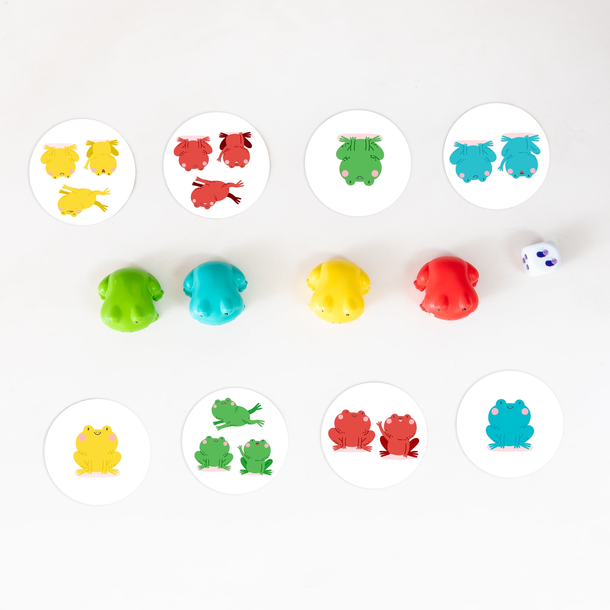 Educational Insights 1-2-3 Froggies, Counting & Color Matching Game for Preschoolers, No Reading Required, Ages 3+